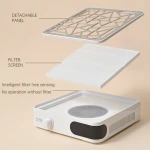 High Tech Multifunctional Strong Suction Nail Dust Collector Stand with 48W Power Nail Vacuum Cleaner for Nail Salon