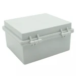 Hinged IP65 Waterproof Plastic Box Project Use Custom Electronic Enclosures 160*140*84mm