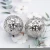 Import Hollowed-out ball Christmas decor Stainless Steel Jewelry Accessories Pendant from China