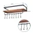 Import Home decor wall shelf floating solid wooden rustic wood shelves floating wall with towel bar from China