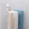home & garden bathroom towel rack with suction cups