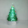 Home ornament indoor christmas decoration supplies LED lighted acrylic christmas tree