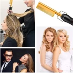 hot comb hair straighteners rollers permanent wave electric flat iron brush best professional hair curler set 2021