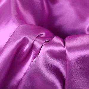 Hot Sale 100% Polyester 80GSM Glossy Twill Satin Fabric SA0034-2