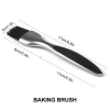Hot Sale Bbq Pastry Brush Stainless Steel Handle Silicone Cooking Baking Oil Brush