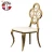 Import Hot Sale Cheap Price Wedding Event Gold Stainless Steel Banquet Chair from China