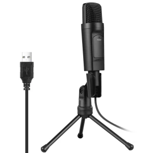 Hot sale Desktop usb wired mike Handheld condenser mic computer plug micro studio recording microphone
