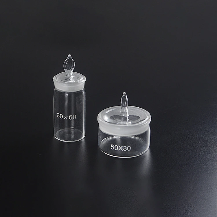Hot sale HDA 30mm 35mm 40mm 45mm low form lab Glass Weighing Bottle