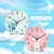 Import Hot Sale Home Decoration kids Digital Plastic Wall Clock for Living Room from China