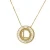 Import Hot sale jewelry 18K gold plated Zircon Deluxe diamond letter Initial necklace from China