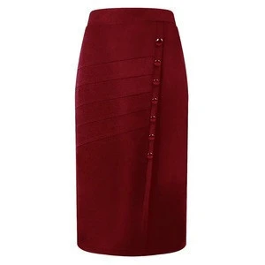 Hot Sale New Design Custom Made  High Waist Pencil Skirt Lady