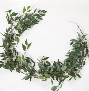 Hot Sale Vines Wreath  Artificial Willow garland for Hanging Plant Wedding Decoration