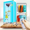 Hot selling 220v 110v electric PTC heater 1 layers foldable umbrella cloth drying hanger foldable clothes dryer