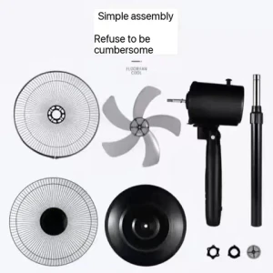 Hot selling Electric Stand Fan 3 Speed/remote Control/timer Natural wind low-frequency household floor standing electric fan