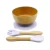 Import Hot Selling Food Grade Supply Beech Food Silicone Baby Suction Bowl Set from China