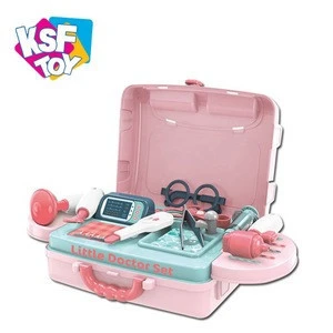 hot selling hospital medical play set toys educational plastic doctor kit medical for kids pretend role