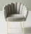 Import Hot Selling Occasional Feathered Shell Shape Velvet Fabric Gold Stainless Steel Leg Chair for  Living Room Hotel Furniture from China