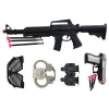 hot selling plastic police soft bullet toy gun set