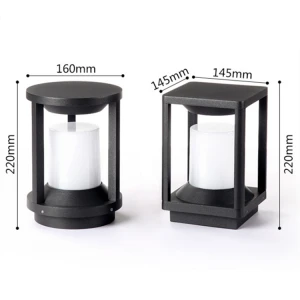 Hot Selling Round Exterior Light E27 IP65 Gate Lamp