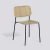 Import Hot selling steel iron frame vintage industrial dining metal chair from China