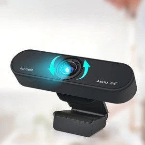 Hot Selling Webcam Built-in HD Microphone 1920 x 1080p USB Plug n Play Smart Web Cam