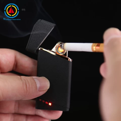 Hot Selling Windproof Electronic Waterproof Electric USB Charging Cigarette Lighter