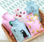 Hot water bottle childrens hand warmers cartoon mini warm handbags
