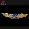 Hot Wholesale Aviator Wings Golden Badge pin