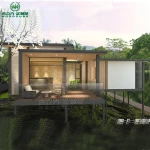 Hotel container house luxury prefab capsule hotel prefab