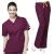 Import Hotsale 100% polyester scrubs pictures nursing uniforms from China