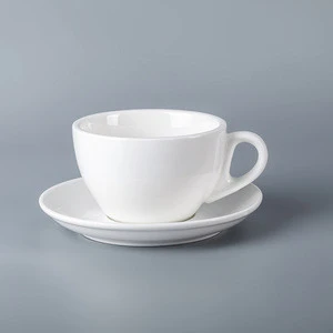 Household Ceramic Unique Design Coffee Cup And Saucer