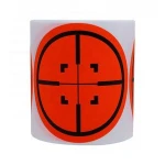 Hybsk 3 Inch Target Pasters Round Adhesive Shooting Targets - Target Dots (Fluorescent Red)