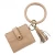 Import ID Wallet + Key Ring Bangle Key Fob Vegan Leather Wallet Keychain Bracelet Credit Cards Holder from China