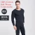 Import In stock high quality men 100% Cotton long round neck johns thermal underwear set soft breathable warm from China