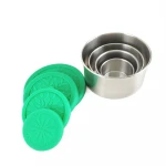 Individual round condiment ramekins 1.5oz 50ml stainless steel Small dipping sauce cup with lid
