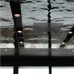 Individual stainless steel color sheet design water wave stainless steel ripple sheet for interior building decoration