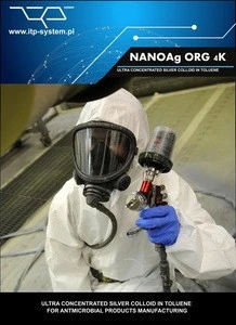 Industrial Grade Nano Silver Colloid 4000 ppm in Organic Solvent