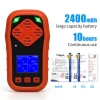 Industry Portable Gas Analyzer with External Sampling Pump Digital Charging Sampler Device Support All Gas