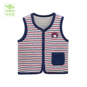 infant toddler baby  warm soft  sleeveless winter waistcoat   baby  vest cotton clothes