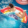 inflatable rainbow pool float