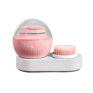 Innovative productsskin care tools face scrubbing pore silicon facial cleaning brush