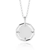Inspire Stainless Steel Jewelry Hot Selling Stainless Steel Ladies Jewelry Gold Simple Coin Necklace With Bead Chain Provide Cus