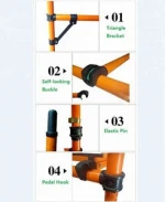 Insulating Scaffold with Fiberglass Single Width 0.75m Customize