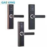 IP66 Waterproof WiFi App Electronic Digital Fingerprint Smart Door Lock
