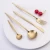 Import Jieyang hot sale Stainless Steel 304 matte gold cutlery set from China