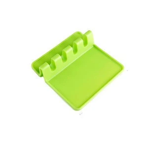 Kamus Best selling Creative Silicone Spoon Holder cooking Spoon Holder for Kitchen