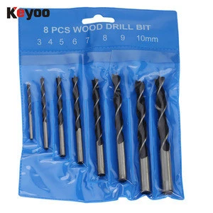 keyoo brad point bits drilling for hardwood, softwood and laminated materials