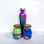 Kids DIY Hobby Party Activity Sand Art Bottle By Colored Layered Sand