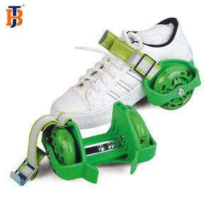 kids outdoor play game inline skates durable adjustable flashing roller skates with led lights