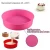 Import Kitchen Bakeware Tools 6 Inches Round Cake Silicone Mold DIY Desserts Bread Pastry Moulds Baking Pan For Birthday from China